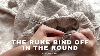 Ruke Bind Off Tutorial | Easy Stretchy Sewn Bind Off for Sweaters & Socks