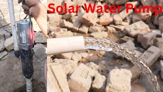 How To Make Dc 12v Solar Submersible Water Pump &amp; Install Solar water Pump