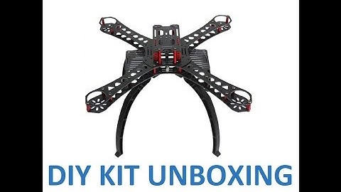 F14893-K RC Drone Quadrocopter X4M380L Frame Kit APM 2.8 Flight Control GPS DIY KIT unboxing