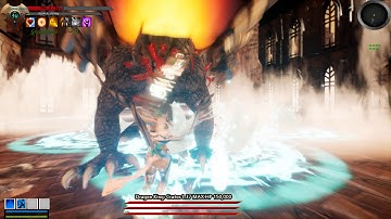 UE4: The Sacred Stone: New 2018 RPG Game. Dragon Boss WIP