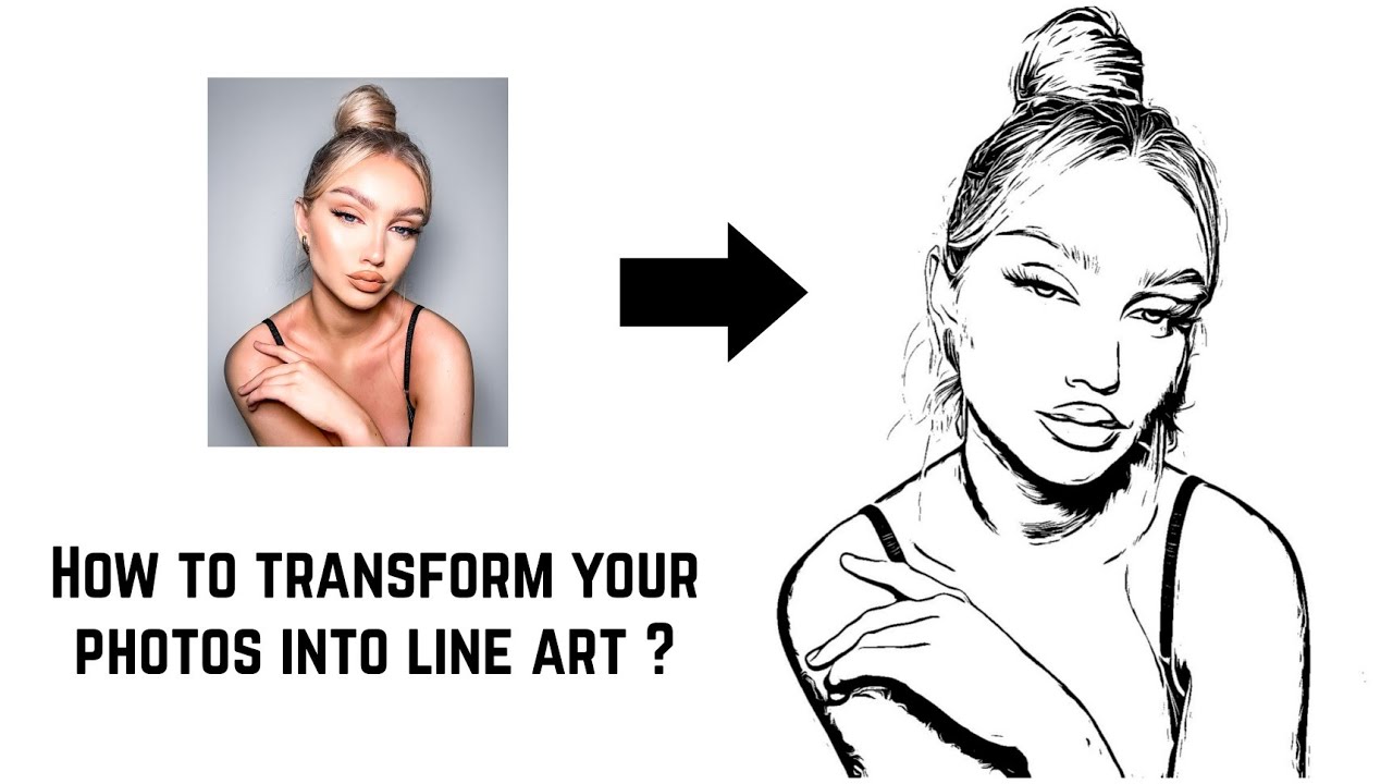 How to transform your photo's into Line Art ? Comics and Cartoon maker ...