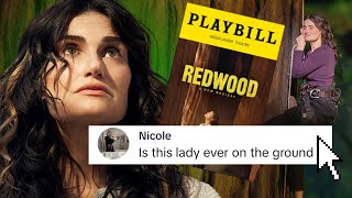 I Saw The Idina Menzel Tree Musical. Heres How It Went. (Redwood on Broadway)
follow me on social media: https://linktr.ee/kayla_says
TIMESTAMPS
0:00 Histor(tree)
4:02 What Is Redwood about?
11:12 The Nuts, Bolts (And Branches)
15:24 Performances & Final Thoguths
Music:
https://www.youtube.com/watch?v=AjFoM_M6nAo&t=3s
End Slate:
https://www.youtube.com/watch?v=RSgGzCMH2UA
The new Broadway musical Redwood, a brand new original show starring Idina Menzel, has announced an early closing.
Idina helped conceive the idea for the musical and brought it to Broadway in early 2025. She was scheduled to star in the musical through August 17, 2025, but producers have decided to end the run early after being shut out by the Tony Awards.
Redwood earned zero nominations from Broadway’s biggest awards show. Nominations usually help shows grow their audience and a Best Musical nomination secures airtime on the Tony Awards. The musical will now close on May 18 after 127 performances, including 17 preview performances. I Saw The Idina Menzel Tree Musical. Heres How It Went. (Redwood on Broadway)