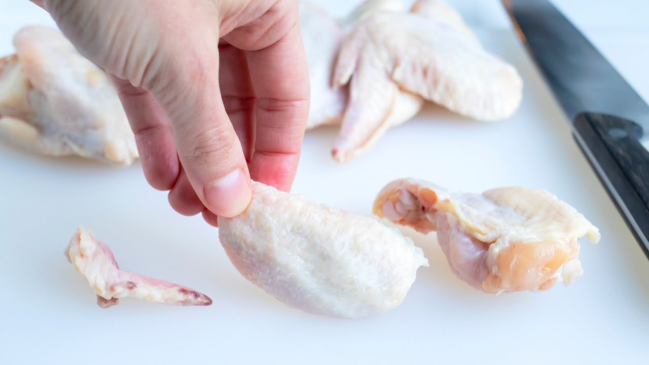 How To Cut Whole Chicken Wings Into Portions