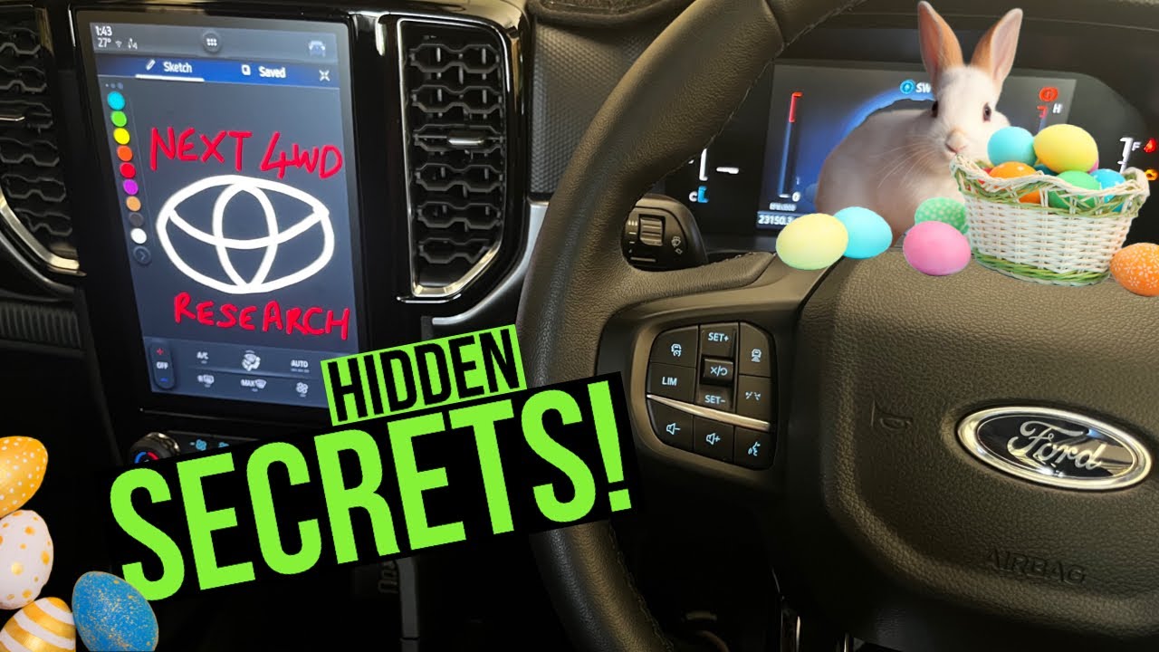 SECRETS About The Next Gen Ranger! Easter Eggs and What They Don't Tell You  In the Ford Manual! 