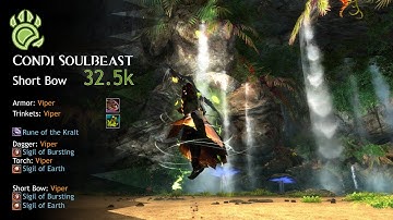 GW2 - Condi Soulbeast [Short Bow] - 32.5k