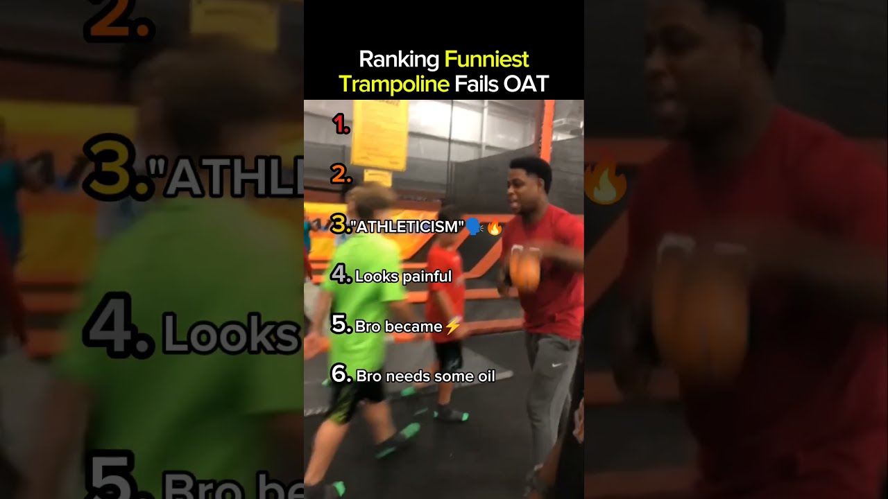 Ranking The FUNNIEST Trampoline Fails OAT