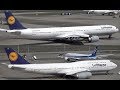 Lufthansa Airbus A340-600 Boeing 747-8 Pushback [HND/RJTT]