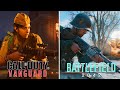 Battlefield 2042 vs Call of Duty: Vanguard - Comparison (Attention to detail, animations, shooting)
