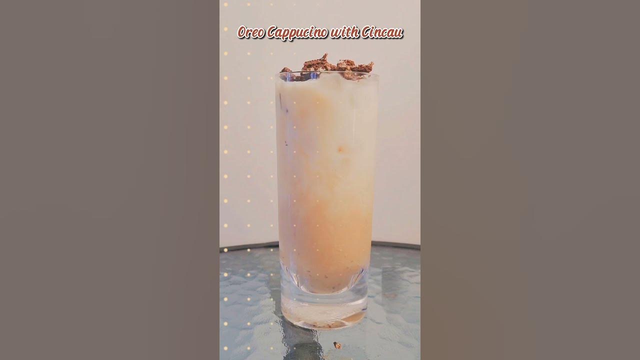 Cara bikin Es cappucino cincau with oreo