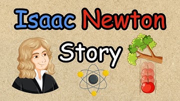 Listen English through stories🌟| Isaac Newton Story | English Listening Practice