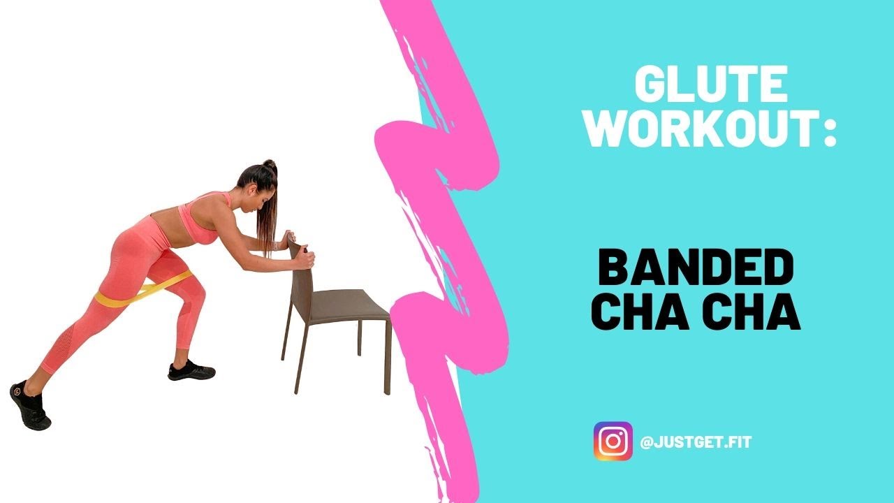 Home Glute Exercise: Banded Cha Cha - YouTube