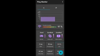 Pingmon - Ping Monitor (by Mishuto) - free ping test monitor app for Android. screenshot 3