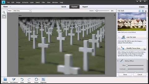 Blur Effects in Photoshop Elements 11