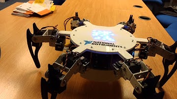NI Hexapod 2.0 Walks for the first time