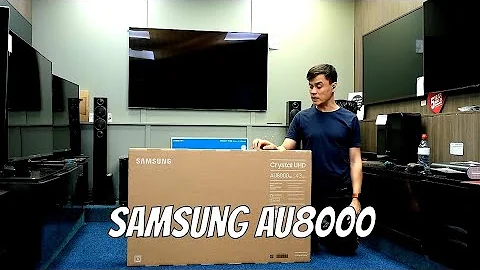 Samsung AU8000 2021 Crystal UHD Unboxing, Setup and 4K HDR Demos