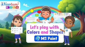 MS Paint with Aadi Fun Drawing for Kids!