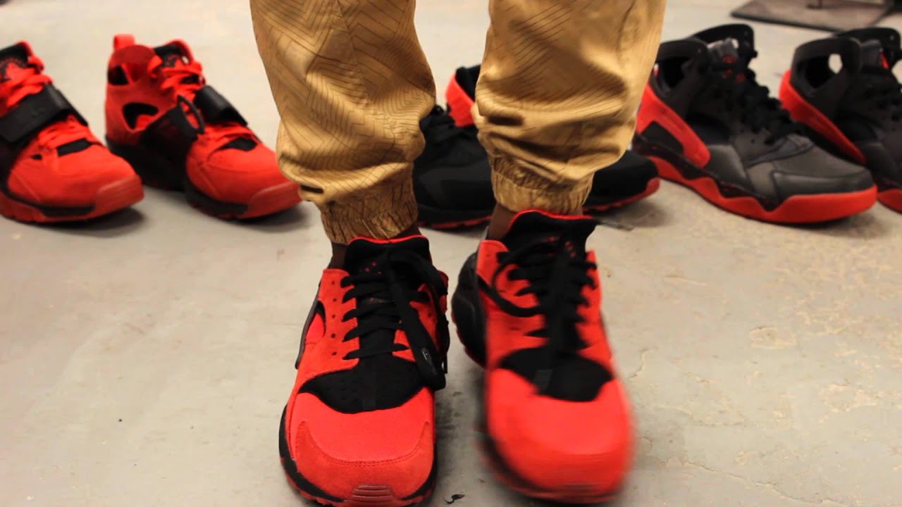 cheap red huaraches