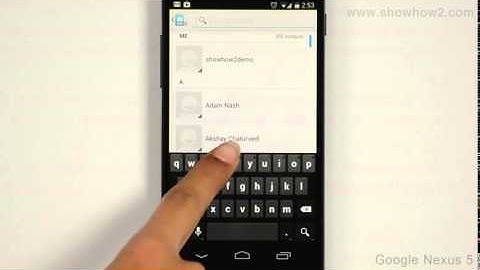 Google Nexus 5 - Assign Ringtone To Contact