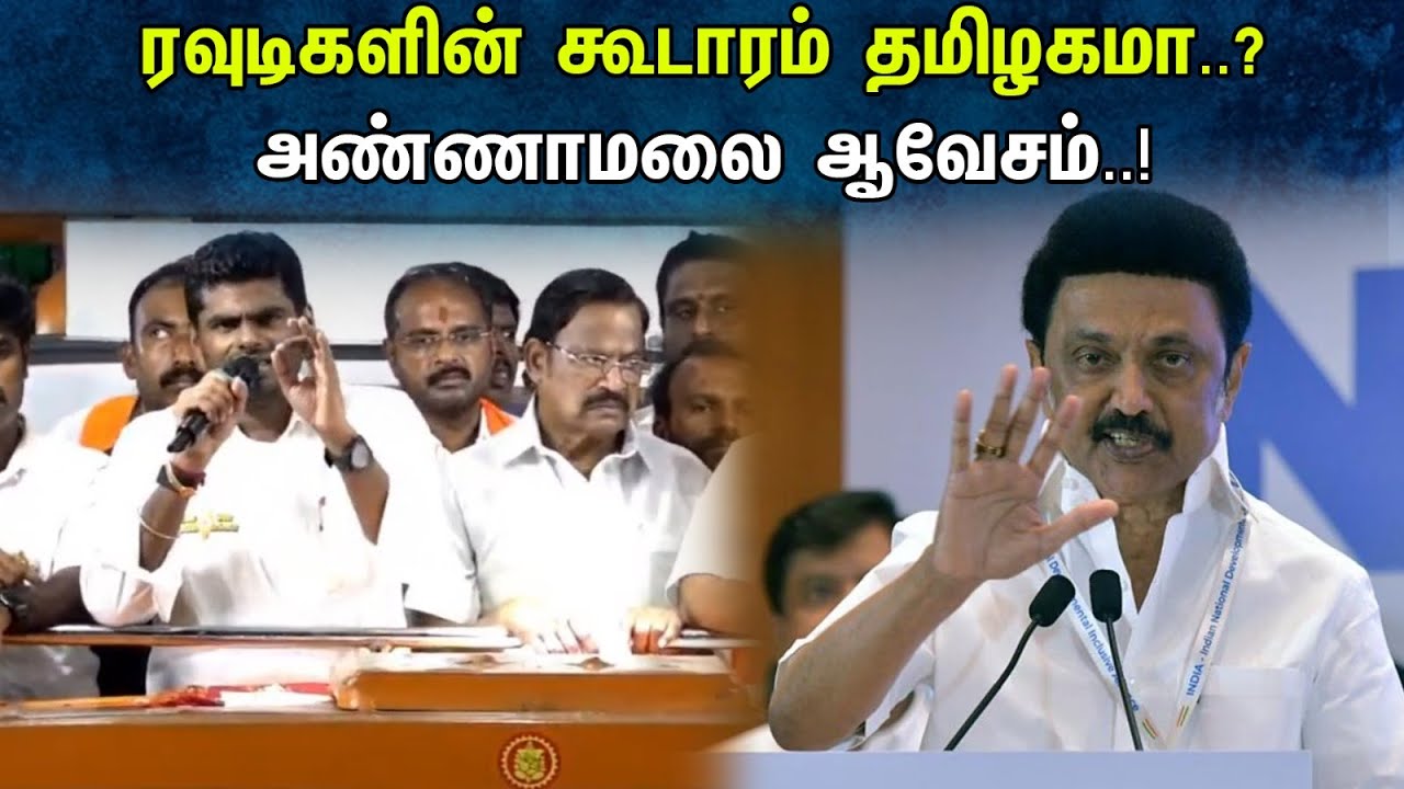 ரவுடிகளின் கூடாரம் தமிழகமா..? அண்ணாமலை ஆவேசம்..! | Annamalai Latest speech | Vellore | Bjp