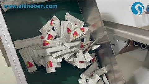 Automatic Sachet Sorter for sticks  stick sorting machine  sachet counting sorting machine