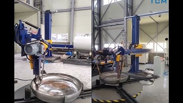 How to polish stainless steel tank shell & tank cap surface with Trancar automatic polishing machine