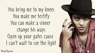 Bruno Mars  -  Locked Out Of Heaven   Lyrics