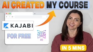 How to create an online course with KAJABI for free.