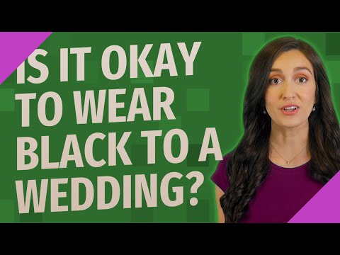 black dress to a wedding