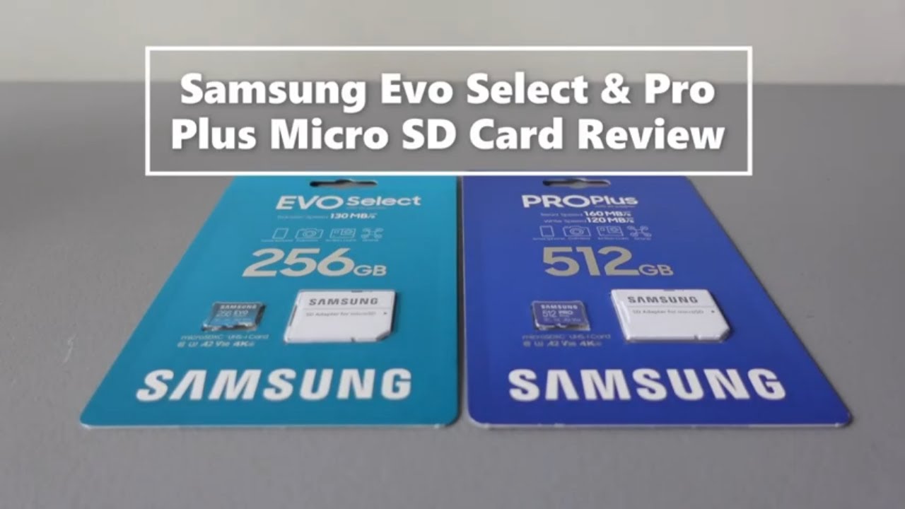 Examen de la carte SD Samsung PRO Plus (256 Go) 