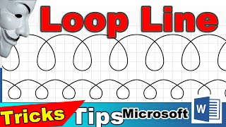 How to create a Loop Line in Microsoft Word