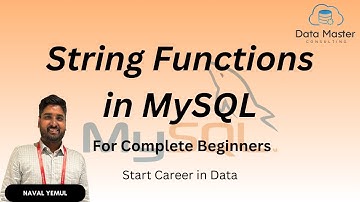 35. String Functions in MySQL | Introduction to MySQL