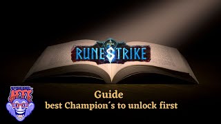Runestrike CCG - Beginners Guide - which Champion to choose.