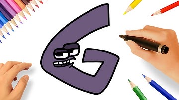 HOW TO DRAW ALPHABET LORE G