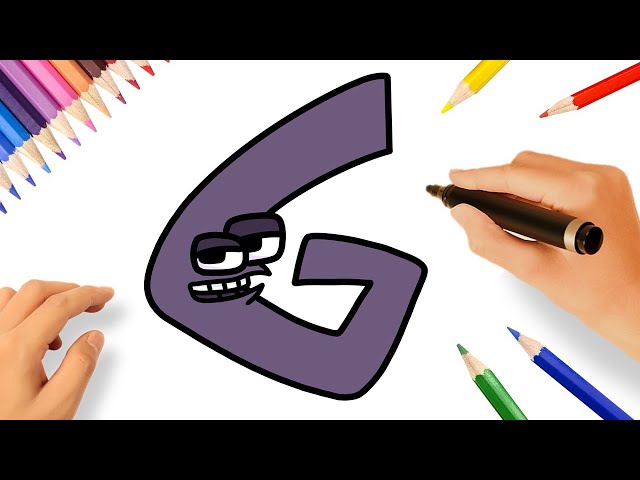 HOW TO DRAW ALPHABET LORE K 😁 