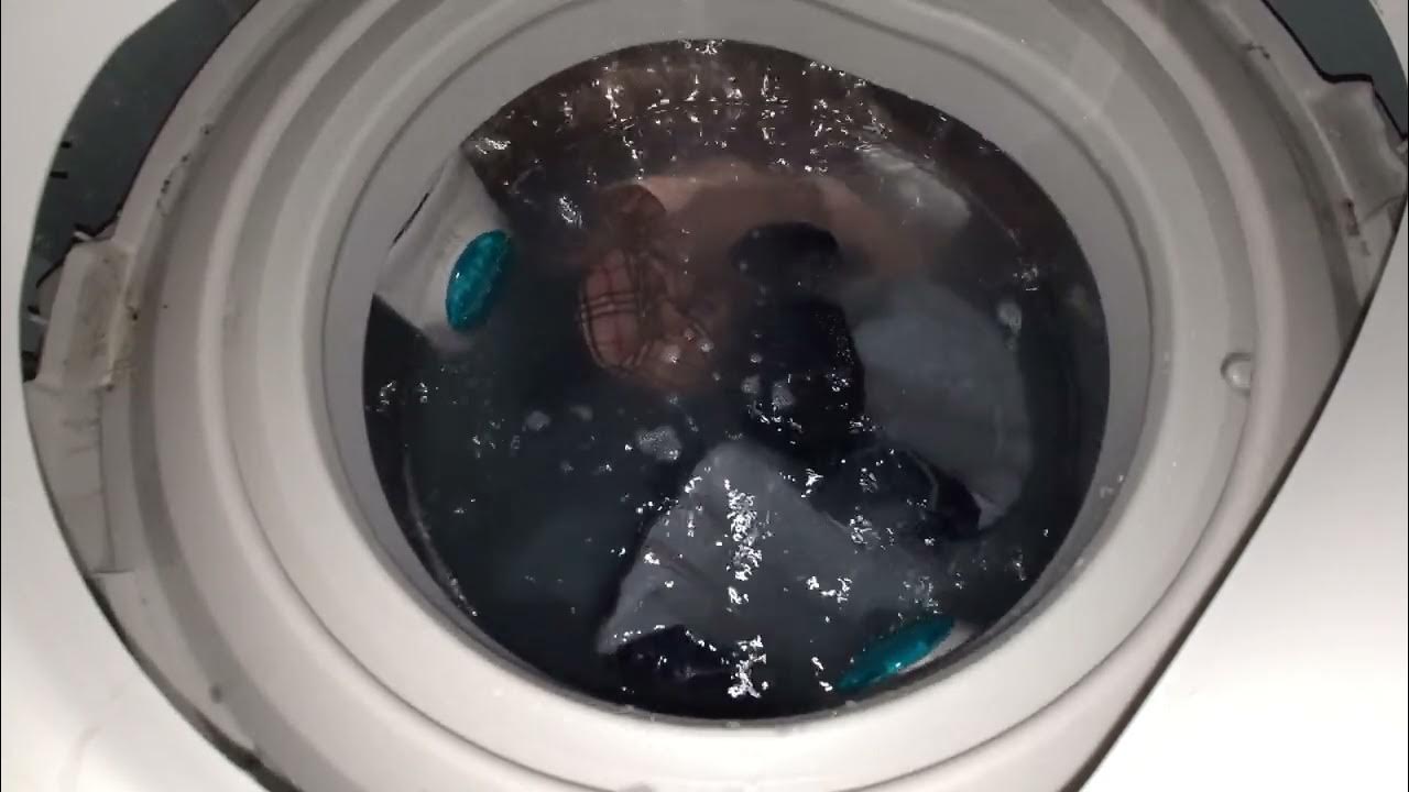 Full Wash GE Spacemaker Portable Washer Speed Wash Cycle YouTube