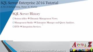 2- History Of MS SQL Server Databases نظرة تأريخية حول تطور قواعد بيانات شركة مايكروسوفت