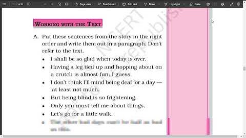 #6EC5_3 ||  A Different Kind of School: Question and Answers | CLASS 6 ENGLISH WORKING WITH THE TEXT