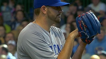 CHC@MIL: Hammel fans seven, scatters three hits