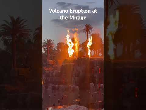 Βίντεο: Το ηφαίστειο στο Mirage Erupts Nightly στο Λας Βέγκας
