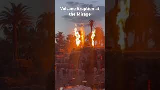 Volcano Eruption at the Mirage Las Vegas ￼#vegasshows #vegasnights #vegas #mirage