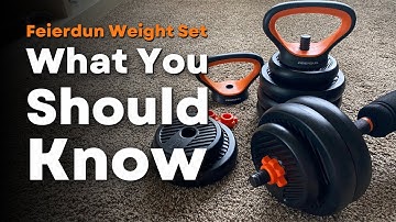FEIERDUN Adjustable Dumbbells Review - Amazon Dumbbell Set Review