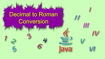 Java Decimal to Roman conversation tutorial, How to convert Decimal number to Roman using Java