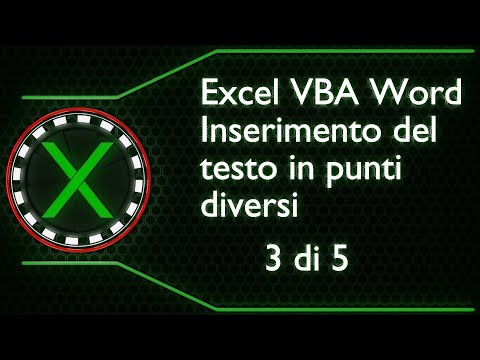 Video: Come Inserire Testo In Excel