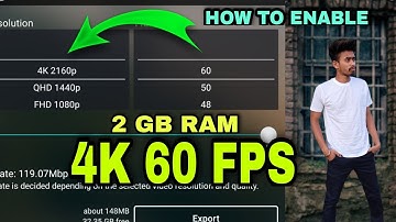 How to export 4k 60 fps video in kinemaster || how to enable 60 fps in kinemaster