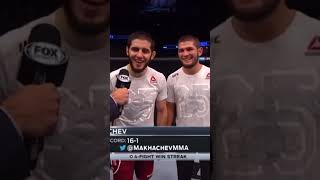 If Brock Lesnar accept the call out of islam makhachev 🤣 #shorts