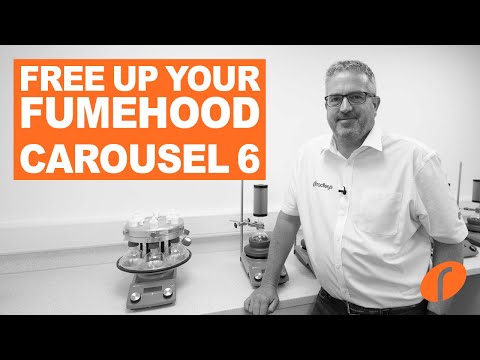 Free up your fumehood with the Carousel 6 Plus Reaction Station