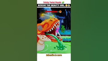 Rescue the Beauty Girl 😬😰 | Tricky Twist Puzzle 🧩 #shorts
