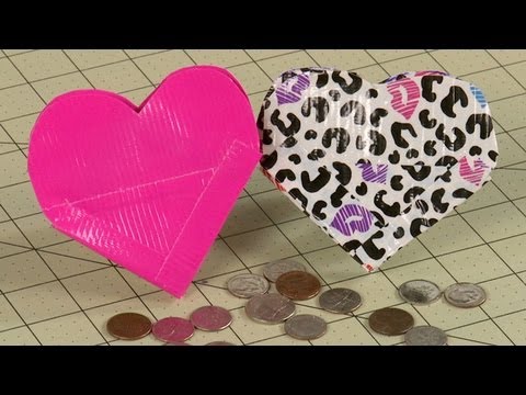 how to make a duct tape coin purse youtube