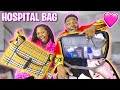 WHAT'S INSIDE OUR HOSPITAL BAG FOR GIVING BIRTH? (The Baby Almost HERE!!!)