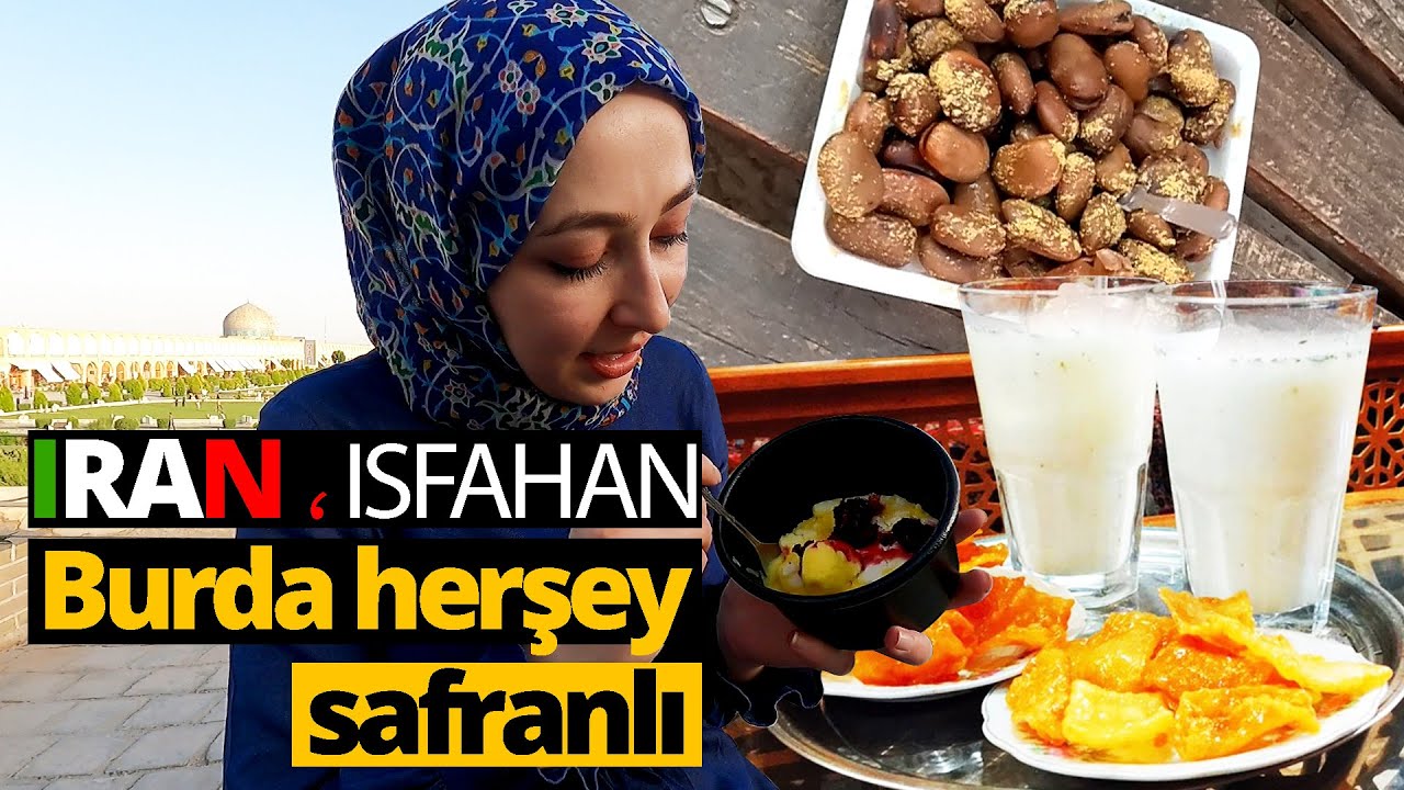 ISFAHAN ÇARŞI ARALARINDAKİ YEMEKLERİN TADINA BAKTIK